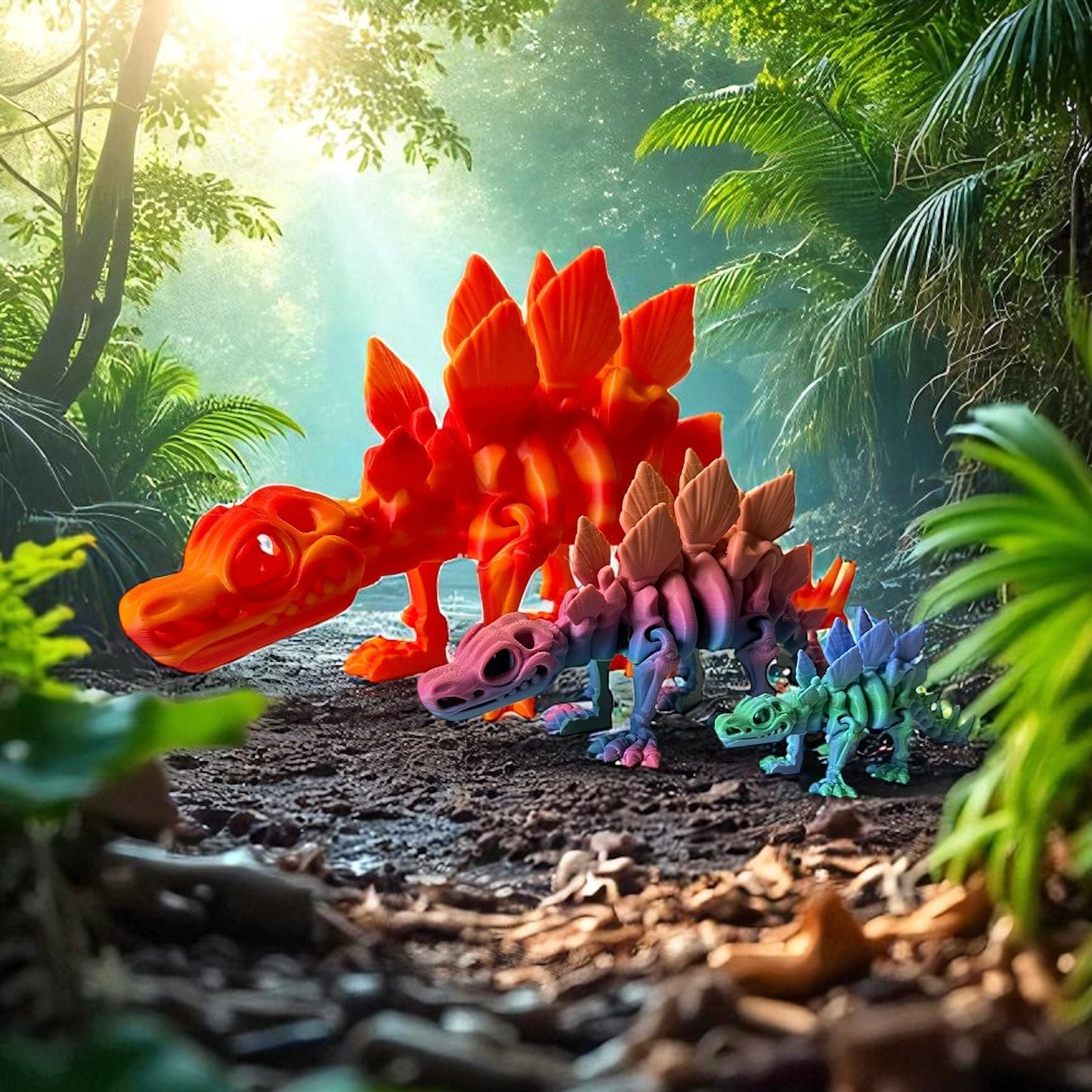 Flexi Skeleton Stegosaurus